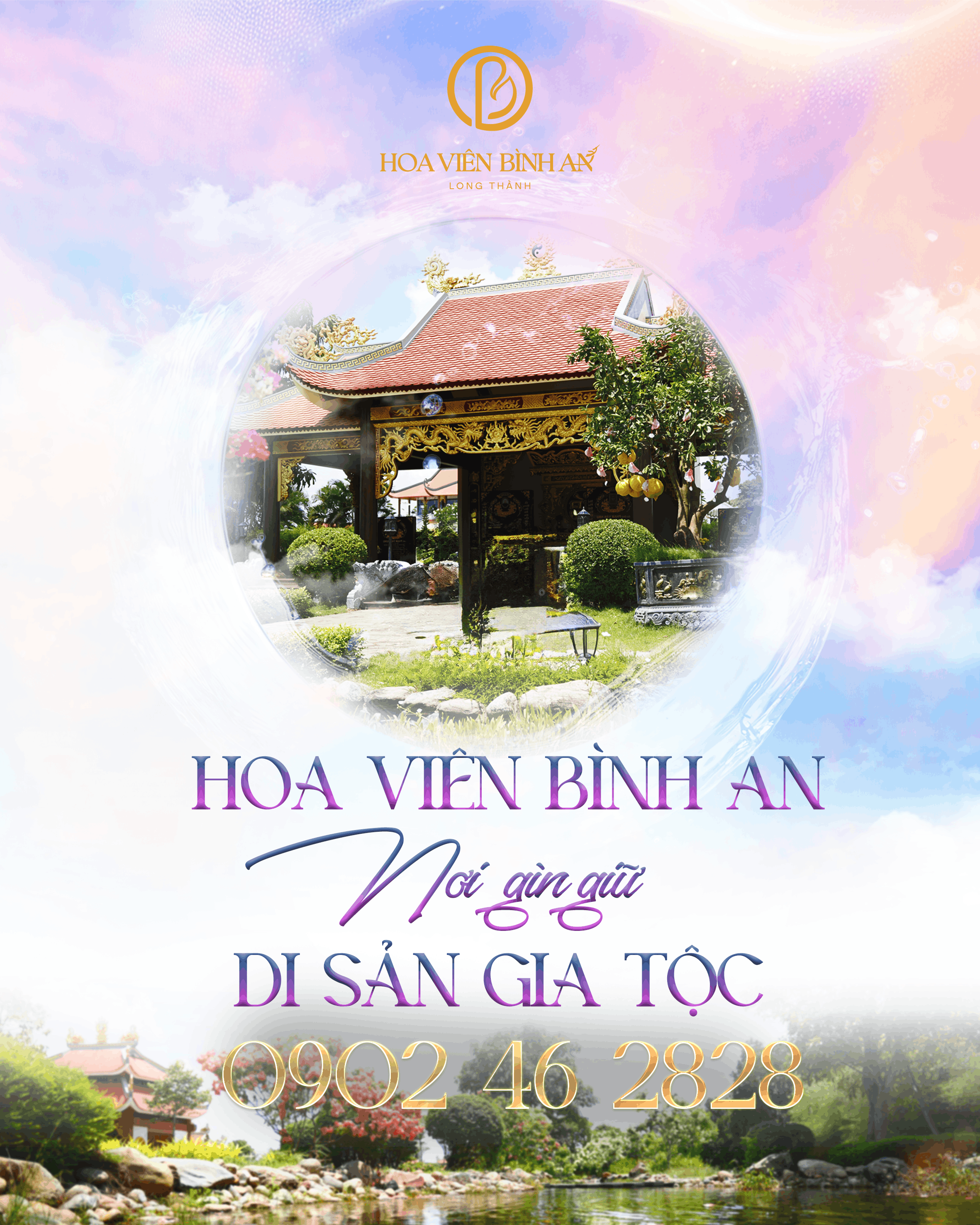 Hoa viên bình an