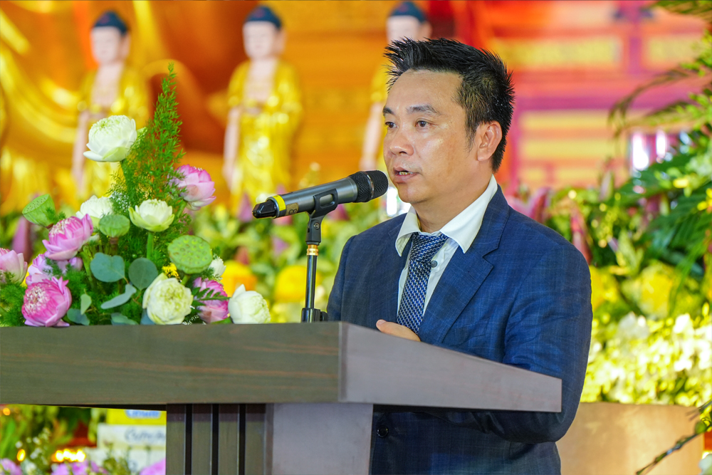 Ông Trần Mạnh Hoàn - Tổng Giám Đốc Hoa Viên Bình An chia sẻ