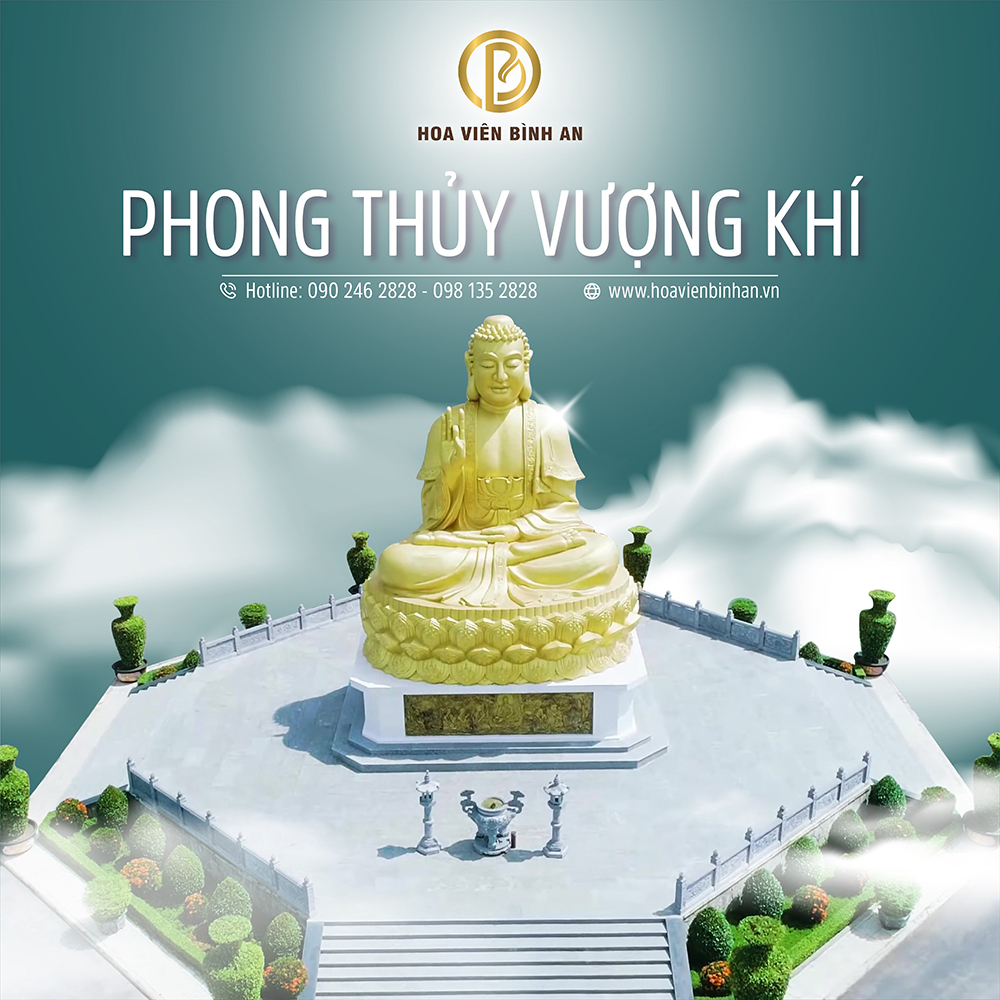 Tượng Phật Thích Ca cao 18m được xây dựng ngay trong khuôn viên