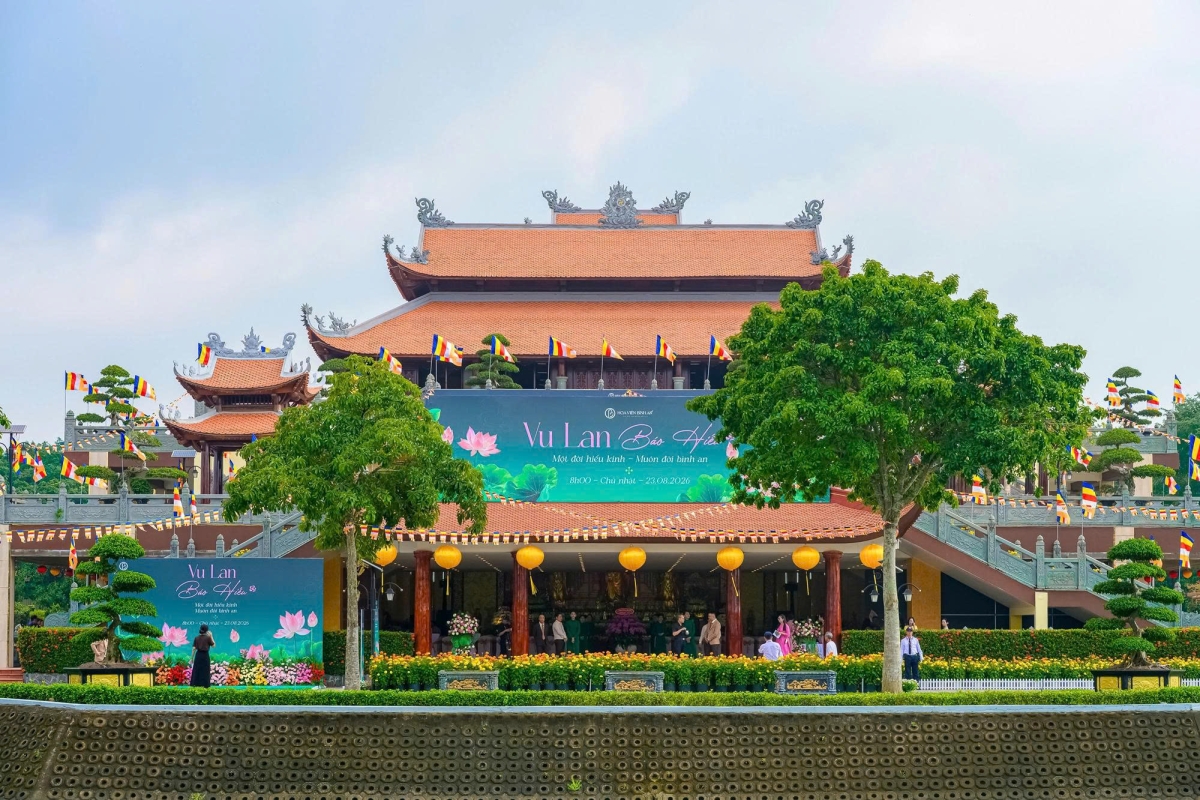Toàn cảnh trong sự kiện Vu lan 2025 tại Hoa viên Bình An (Ảnh: CĐT).